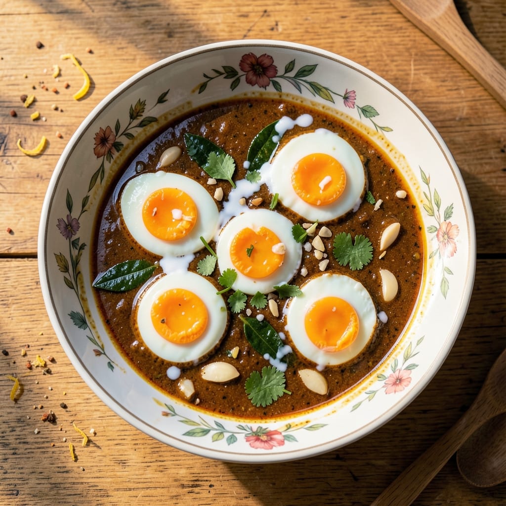 Broken Egg Curry Recipe: Spiced Coconut and Herb Comfort in One Pan