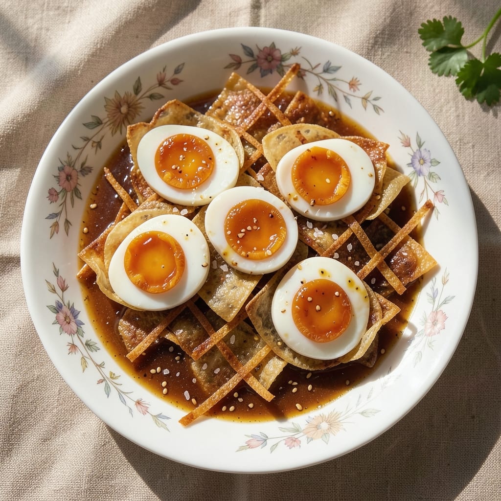 Chung Ling Eggs Recipe: Crispy Wonton Shells With Silky Scrambled Hearts