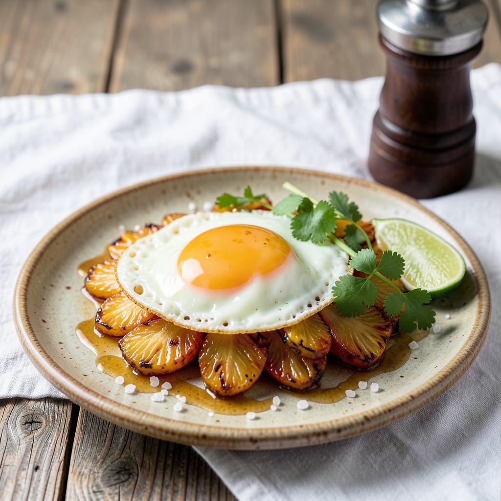 Egg and Pineapple Recipe: Tropical Breakfast Cups With Runny Yolk Magic