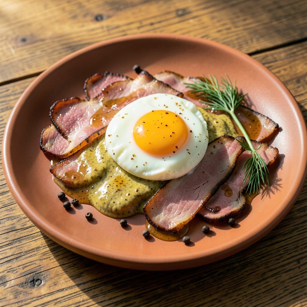 Double Smoked Ham and Big Green Egg Breakfast Recipe: Smoky Sweetness With Crispy Egg Magic