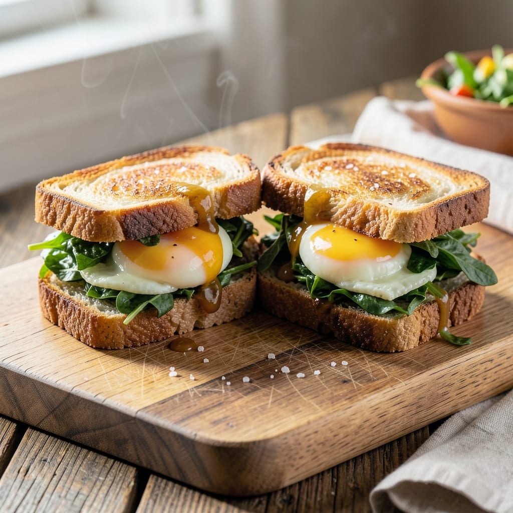 Egg and Watercress Sandwich Recipe: Bright Green Herb Crunch in 5 Minutes