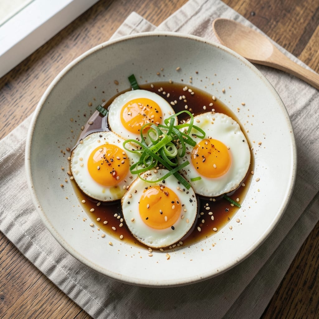 Egg Banchan Recipe: Crispy Fried Eggs With Silky Yolk Magic