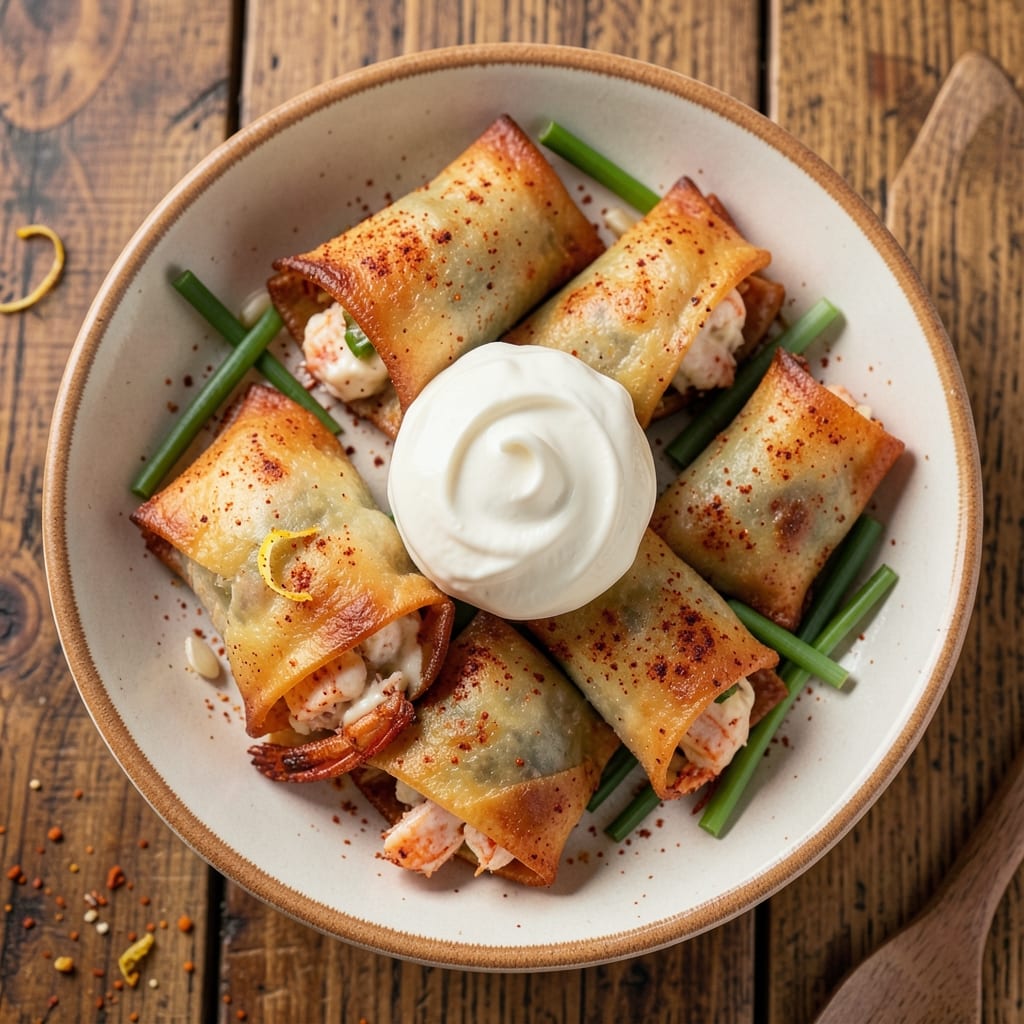 Cajun Crawfish Egg Rolls Recipe: Spicy Cajun Crunch With Buttery Silky Filling