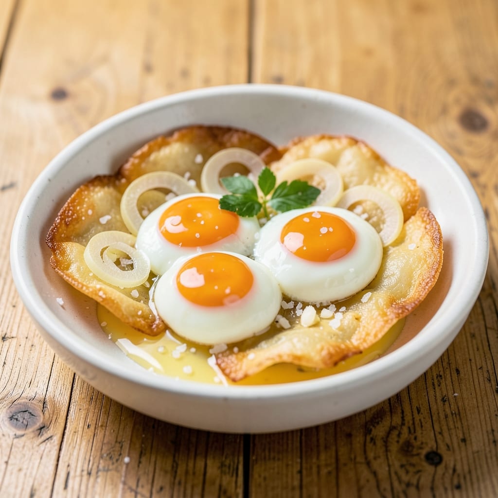 Bouled Egg Recipe: Crispy Wonton Cups With Silky Scrambled Centers