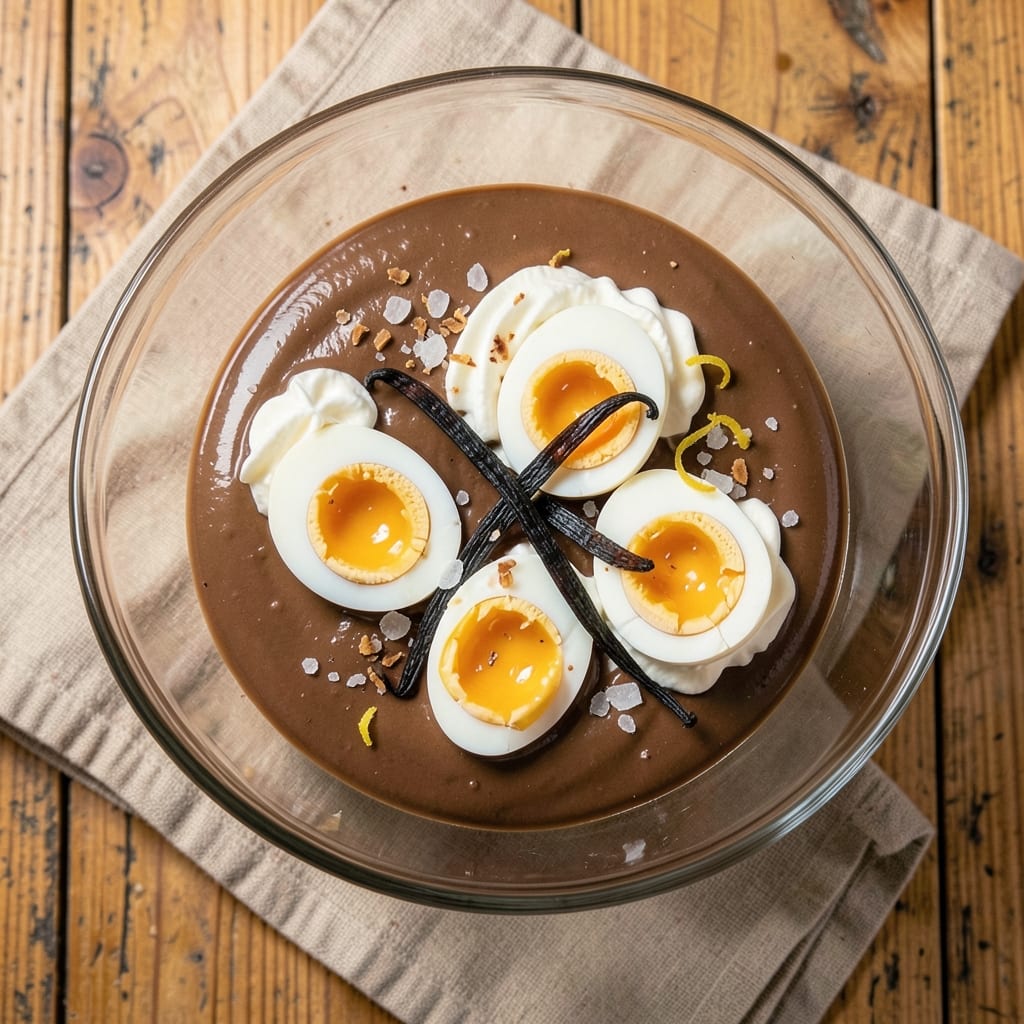 Chocolate Egg Nest Recipe: Crispy Cocoa Shells Hugging Silky Yolk Magic
