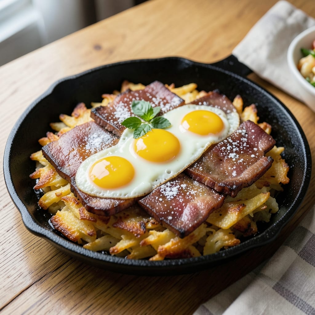 Egg and Luncheon Meat Recipe: Savory Layers With Crispy Top Magic
